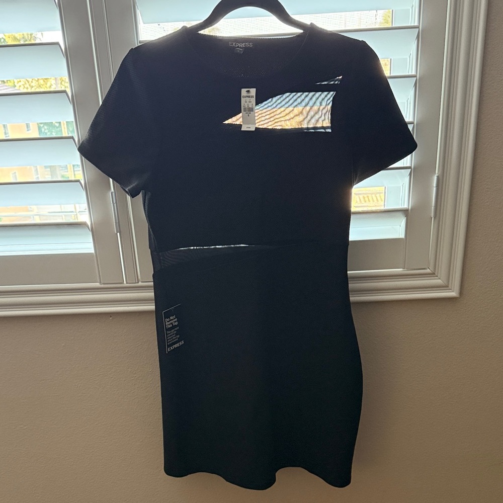 Express Black Mini Dress